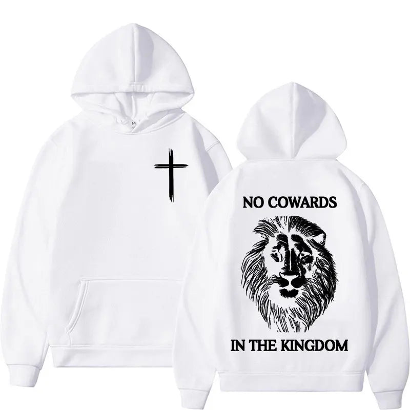 No Cowards In The Kingdom Lion Hoodie