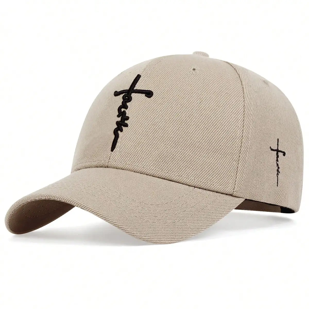 Faith Cross Embroidered Baseball Hat
