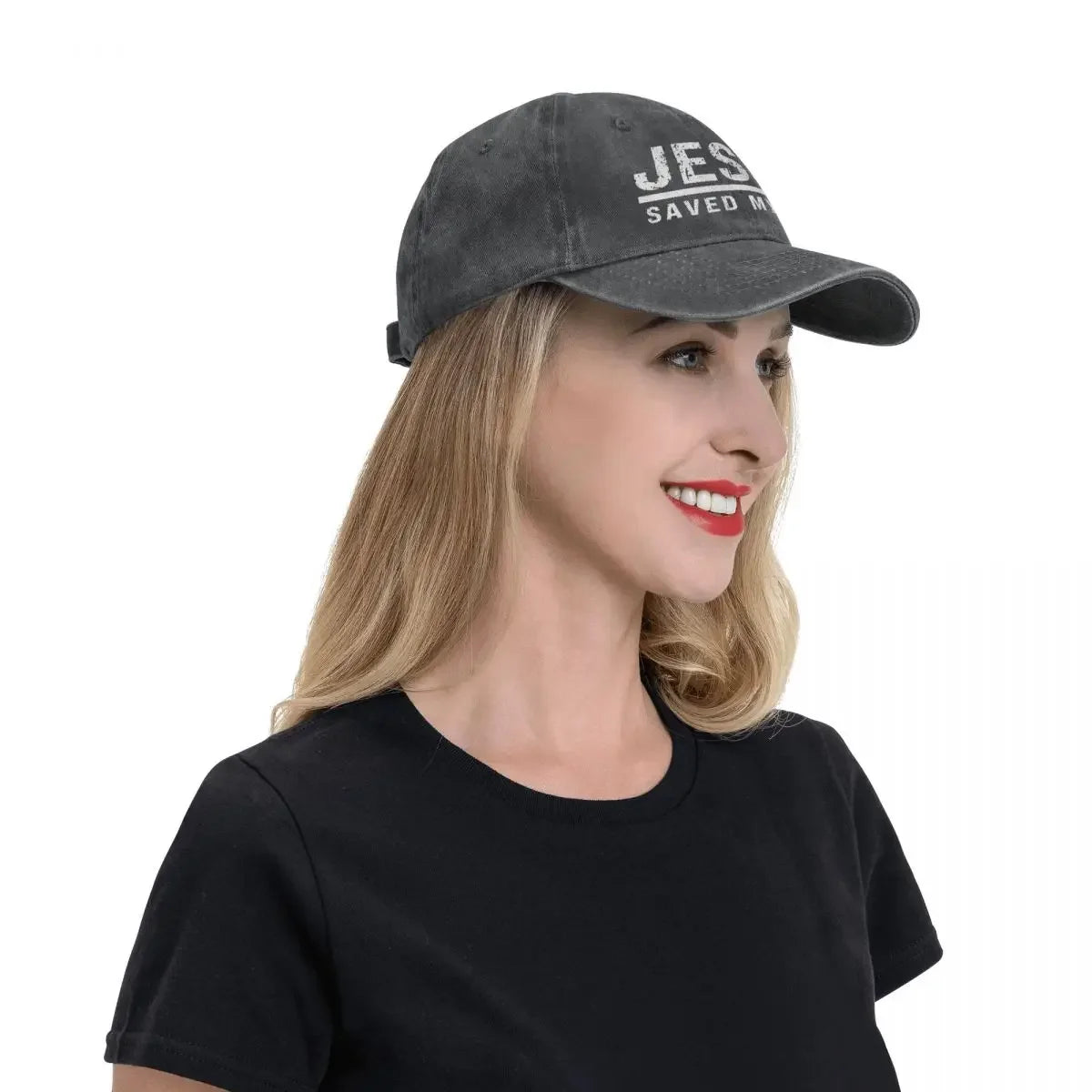 Jesus Saved My Life Baseball Cap