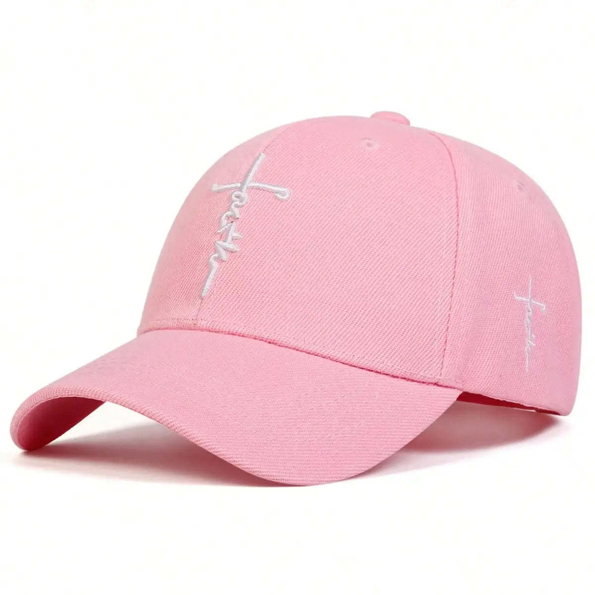 Faith Cross Embroidered Baseball Hat