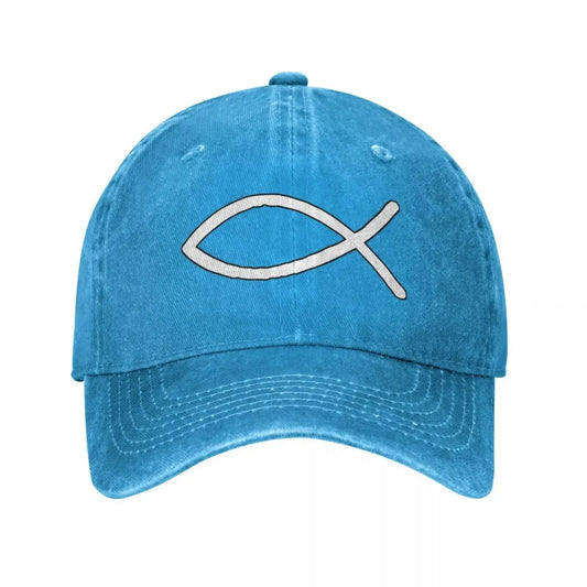 Ichthys Symbol Baseball Cap