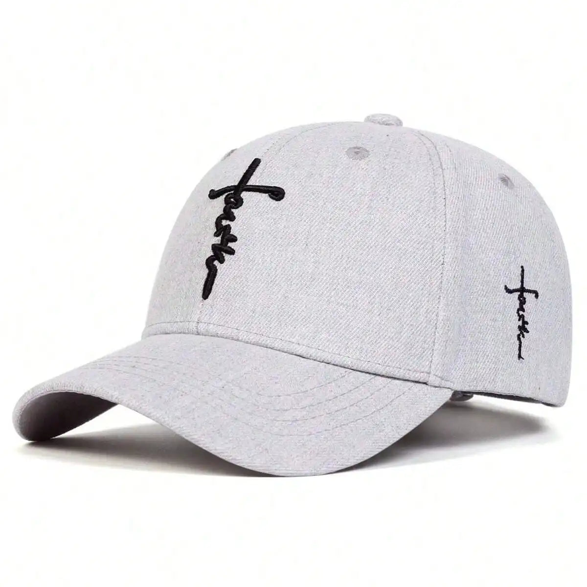 Faith Cross Embroidered Baseball Hat
